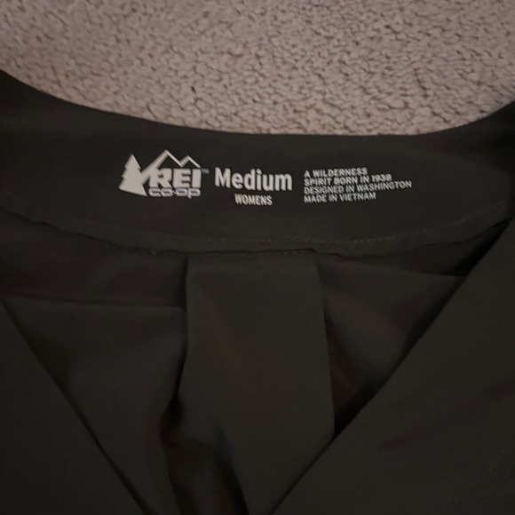 REI dark olive green dress knee length - Picture 3 of 7